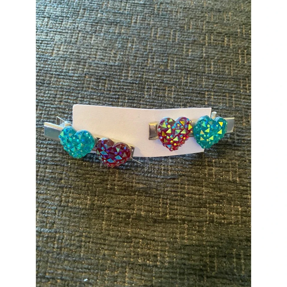 Unbranded Hair Clip Accessory Lot Kids OS Multicolor Excellent Holiday Floral